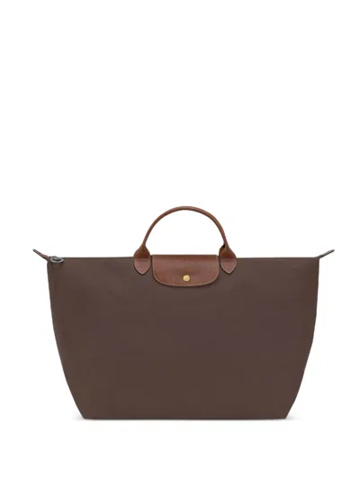 Longchamp Le Pliage Travel Bag In Brown