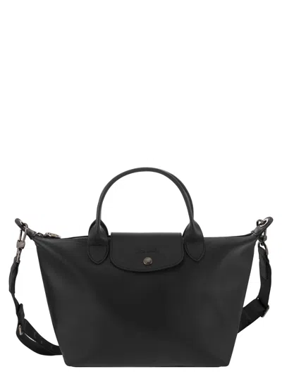 Longchamp Le Pliage Xtra - Leather Handbag In Black