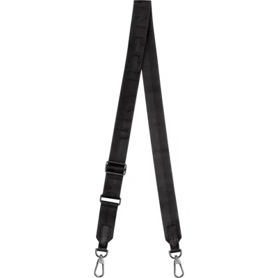 Longchamp Le Pliage Xtra Adjustable Recycled Canvas Shoulder Strap In Black