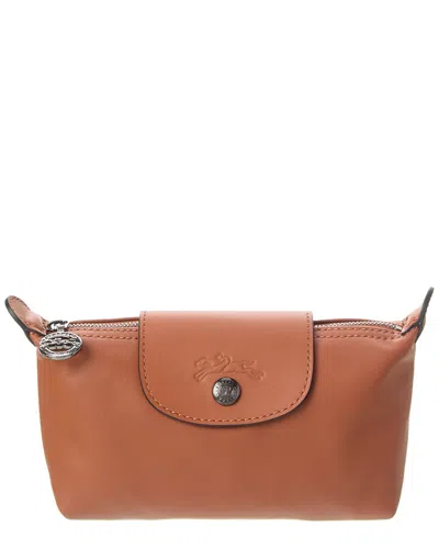 Longchamp Le Pliage Xtra Canvas & Leather Purse In Brown