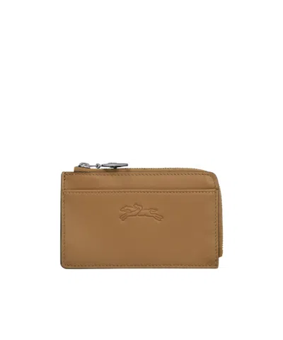 Longchamp Le Pliage Xtra Card Holder In Brown