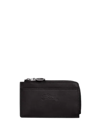 Longchamp `le Pliage Xtra` Card Holder In Black