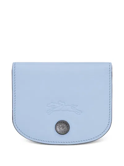 Longchamp Le Pliage Xtra Card Holder In Blue