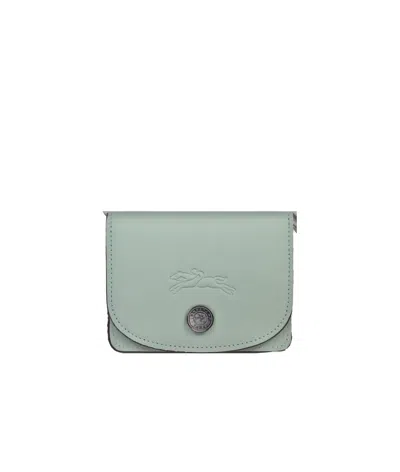 Longchamp Le Pliage Xtra Card Holder In Green