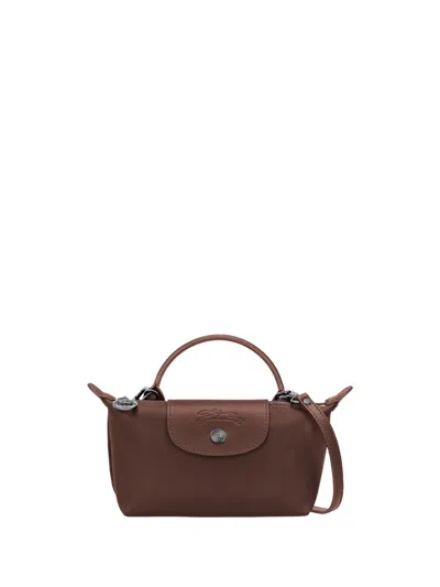 Longchamp `le Pliage Xtra` Extra Small Pouch In Brown