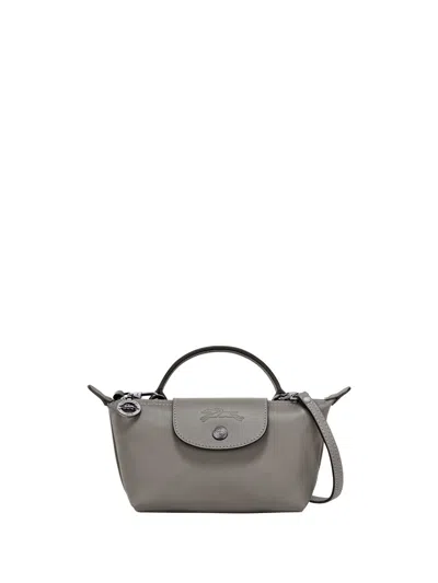 Longchamp `le Pliage Xtra` Extra Small Pouch In Gray