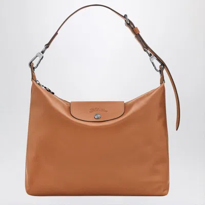 Longchamp Le Pliage Xtra Hobo Bag In Cashew Colour In Brown