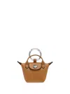 Longchamp Le Pliage Xtra Leather Airpod Bag Charm