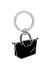 Longchamp Key Rings Le Pliage In Black  