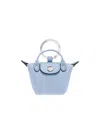 Longchamp Le Pliage Xtra Key Ring In Blue