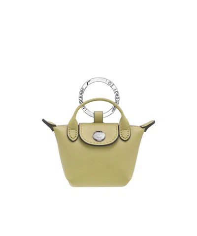Longchamp Le Pliage Xtra Key Ring In Green