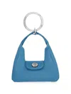 Longchamp Le Pliage Xtra Key Ring In White