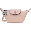 Longchamp Le Pliage Xtra Leather Coin Purse In Pink