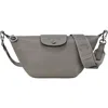 Longchamp Le Pliage Xtra Leather Crossbody Bag In Turtledove