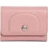 Longchamp Le Pliage Xtra Leather Flap Card Case In Pink
