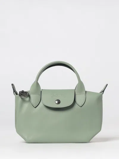Longchamp Le Pliage Xtra Leather Handbag With Removable Strap In Green