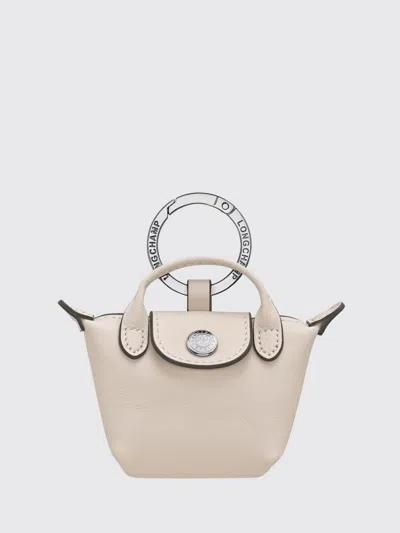 Longchamp Le Pliage Xtra Leather Keychain In Yellow