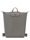 Longchamp Xtra Foldable Backpack M In Gray