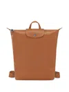 Longchamp Le Pliage Xtra M Flap-detail Backpack In Orange