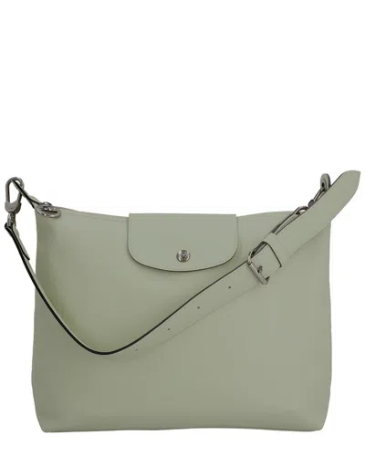 Longchamp Le Pliage Xtra Medium Leather Hobo Bag In Gray