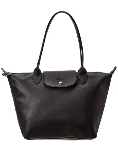 Longchamp Le Pliage Xtra Medium Leather Long Handle Tote