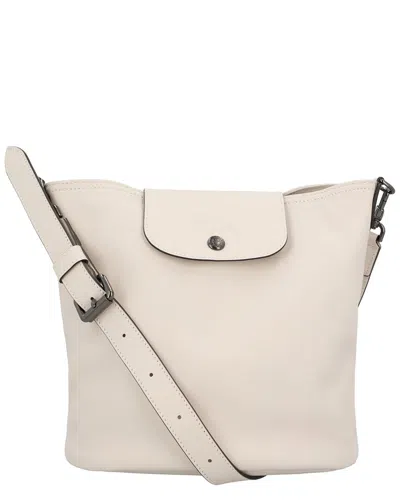 Longchamp Le Pliage Xtra Medium Leather Shoulder Bag In Neutral