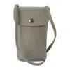 Longchamp Le Pliage Xtra Phone Case With Leather Lace Turtledove In Gray