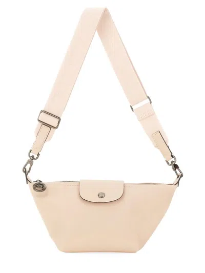 Longchamp "le Pliage" Xtra Shoulder Bag In Beige