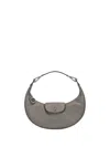 Longchamp Le Pliage Xtra Round Leather Top Handle Bag In Gray