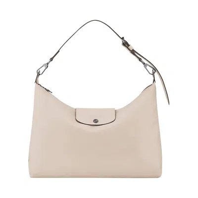 Pre-owned Longchamp Le Pliage Xtra Xl Hobo Bag 'paper' | Grey | Women's Size Onesize