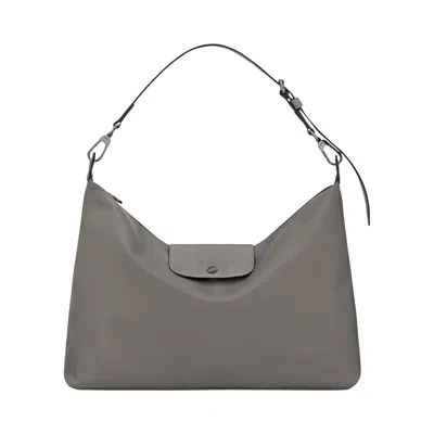 Pre-owned Longchamp Le Pliage Xtra Xl Hobo Bag 'turtledove' | Grey | Women's Size Onesize