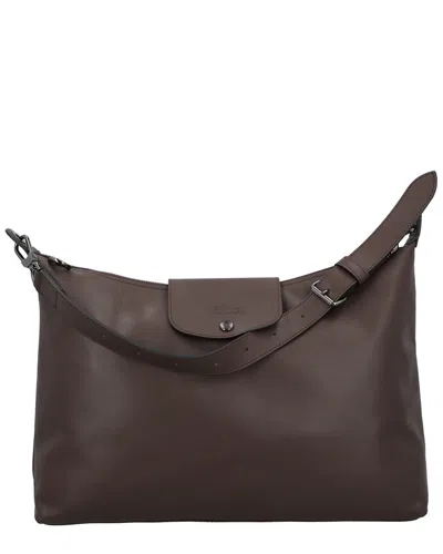 Longchamp Le Pliage Xtra Xl Leather Hobo Bag In Brown