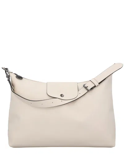 Longchamp Le Pliage Xtra Xl Leather Hobo Bag In White