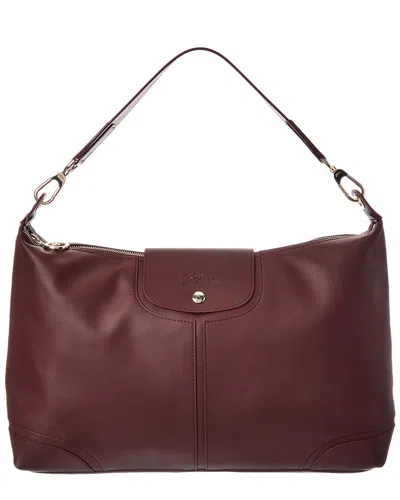 Longchamp Le Pliage Xtra Xl Shoulder Leather Bag In Brown