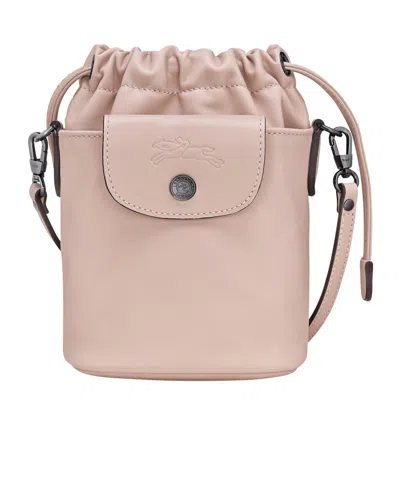 Longchamp Le Pliage Xtra Xs Bucket Bag In Brown