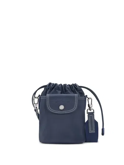 Longchamp Le Pliage Xtra Xs Bucket Bag In Blue