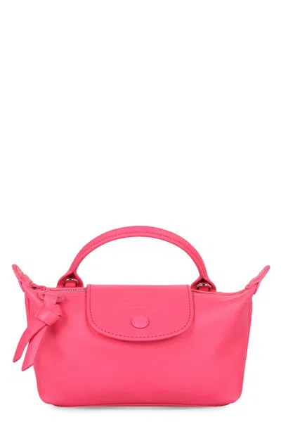 Longchamp Le Pliage Xtra Xs Clutch In Pink