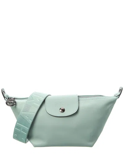 Longchamp Le Pliage Xtra Xs Leather Crossbody In Green