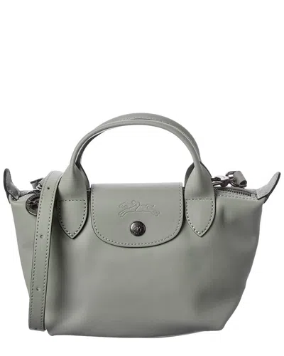 Longchamp Le Pliage Xtra Xs Leather Handbag In Green