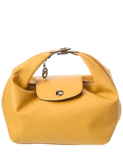 Longchamp Le Pliage Xtra Xs Leather Handbag In Yellow