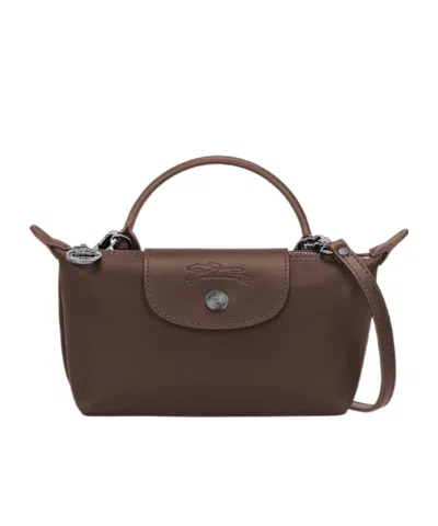 Longchamp Le Pliage Xtra Xs Pouch In Brown