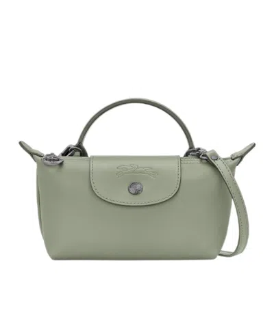 Longchamp Le Pliage Xtra Xs Pouch In Green