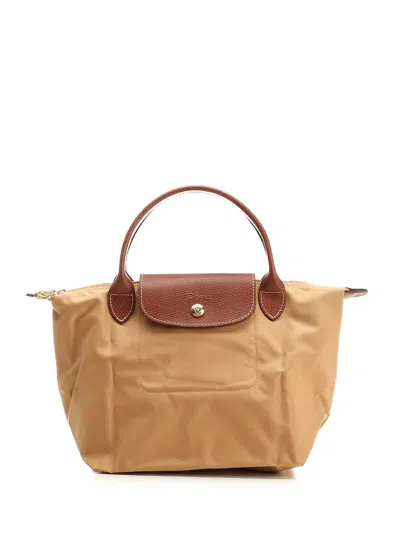 Longchamp Le Pliage Zip In Brown