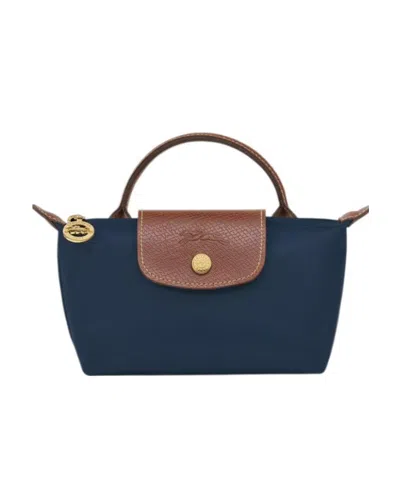 Longchamp Le Pliage Zipped Tote Bag In Blue