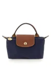 Longchamp Le Pliage Zipped Tote Bag In Marine