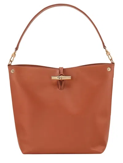 Longchamp Le Roseau" Bag In Brown