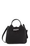 Longchamp Mini Structured Top Handle Bag With Detachable Strap