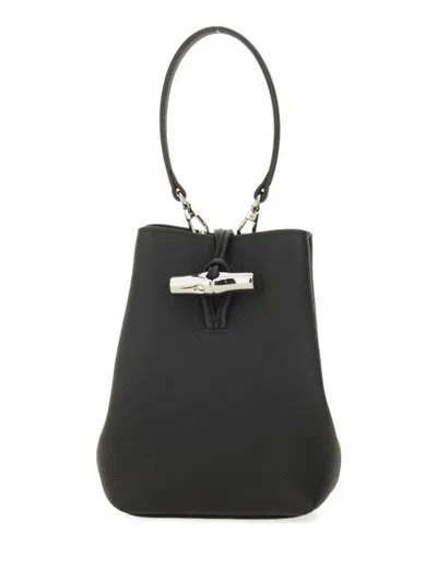 Longchamp Le Roseau" Bucket Bag In Black