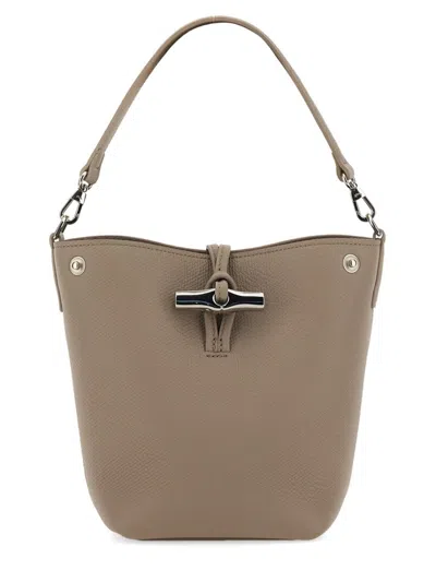 Longchamp Le Roseau" Bucket Bag In Brown