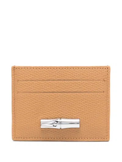 Longchamp Le Roseau Kartenetui In Braun